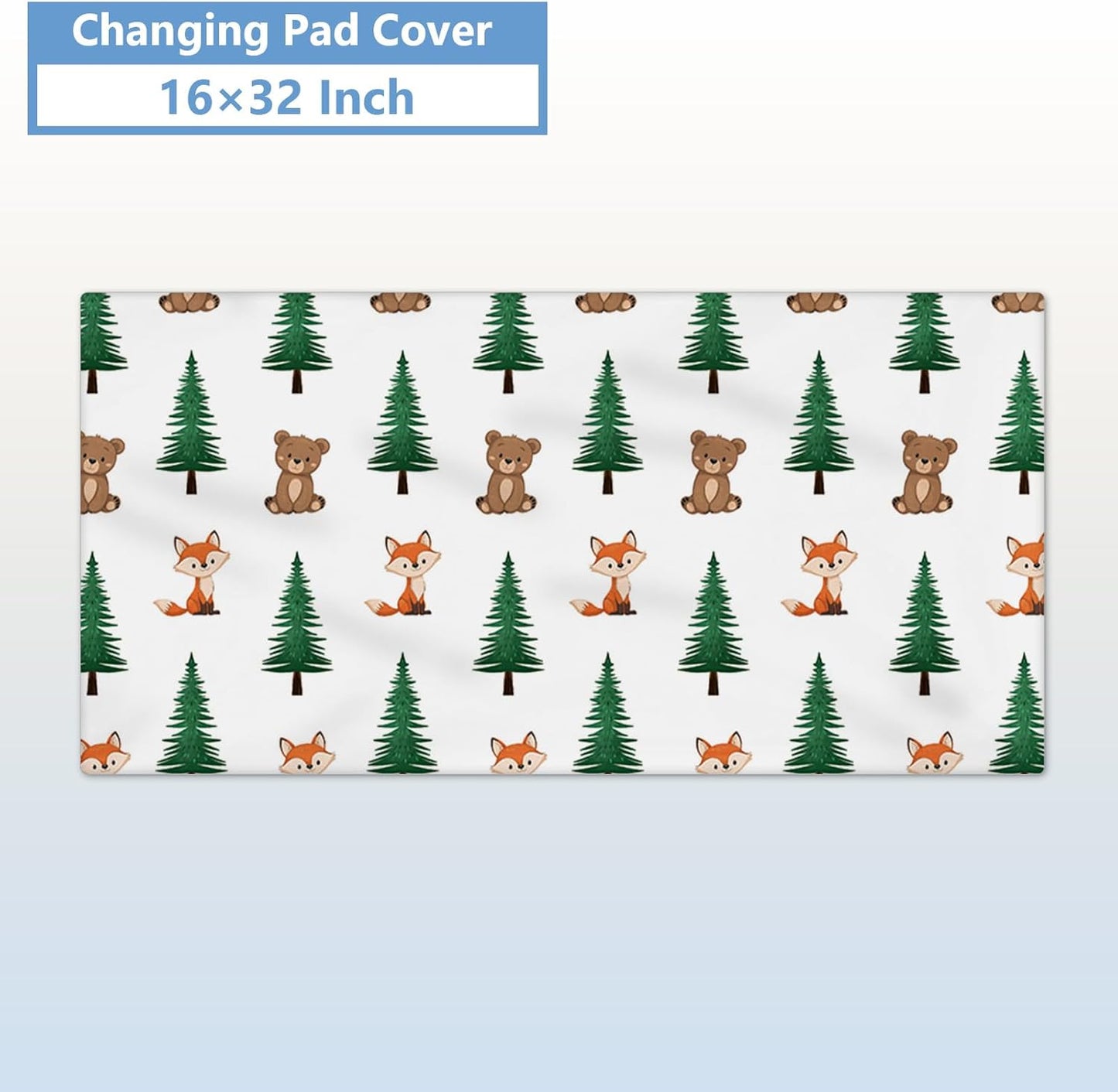 Personalized Baby Crib Bedding Set, 5 Pcs Custom Nursery Bedding Set for Girl Boy, Soft Jungle Animals Crib Set with Name, Double Layer Baby Bedding Crib Set, Toddlers Infants Customized Gift