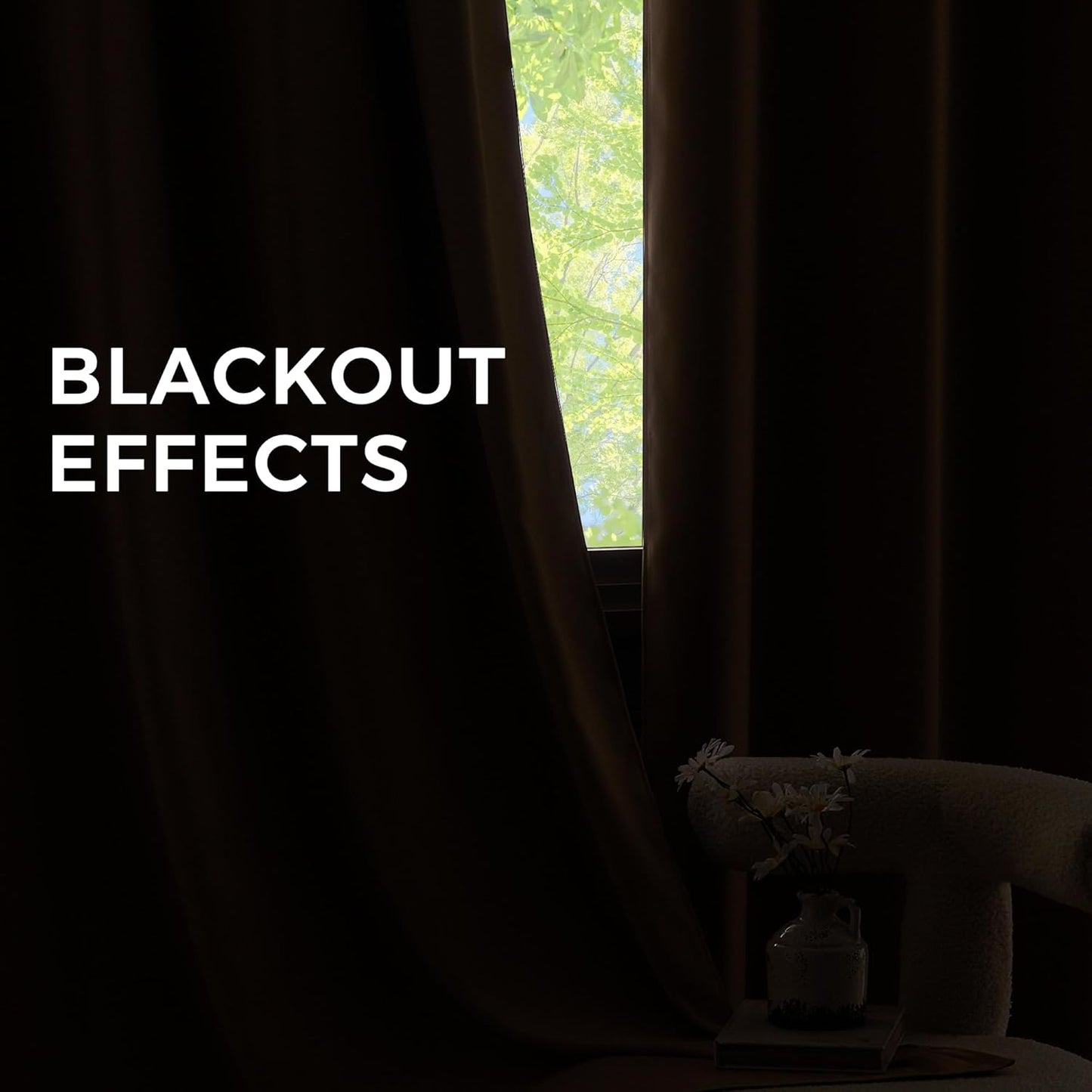 NICETOWN Grey Blackout Curtains for Bedroom 84 inches Long, Cortinas Thermal Grommet Curtains for Living Room, Noise Reducing Privacy Window Treatment Shades for Nursery, Laundry Patio, 2 Panels, W52