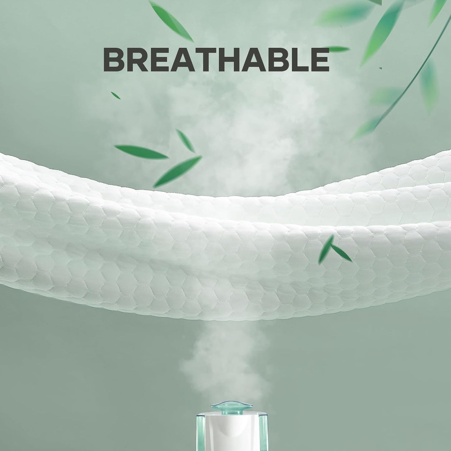 OhGeni 100% Waterproof Mattress Protector, Mini Crib Size Mattress Pad, Fits 3"-5" Mattresses with Deep Pocket, Cooling, Breathable Fitted Sheets, Soft Bed Cover, Noiseless, Machine Washable