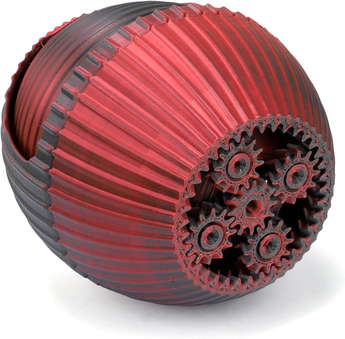 3D Printed Snake Egg, 3D Printed Fidget Animals,3D Crystal Snake Flexible Joints Home Decor Executive Desk Toys,Home Office Decor Executive Desk Toys for Autism/ADHD (Black+Egg)