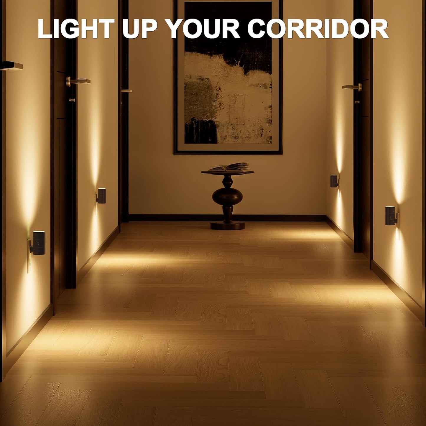 NIORSUN Dimmable Night Light,LED Night Lights Plug Into Wall 0-100LM with 3 Light Modes,Ultra-Slim Design,Dusk to Dawn Sensor,Night Light Plug in for Hallway Bathroom Stairway Bedroom,Black,6 Pack