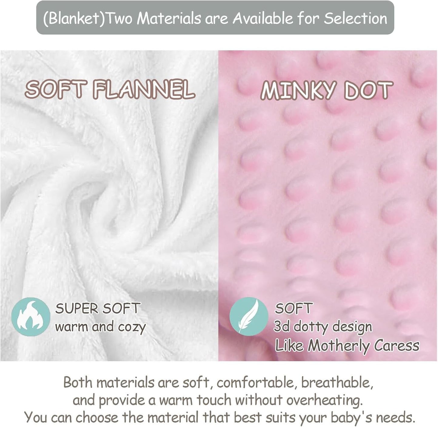 Personalized Baby Girl Crib Bedding Set – Custom Name Pink Bows 3-Piece Nursery Set with Soft Flannel Blanket, Fitted Sheet & Pillowcase – Infant & Toddler Bedding Gift