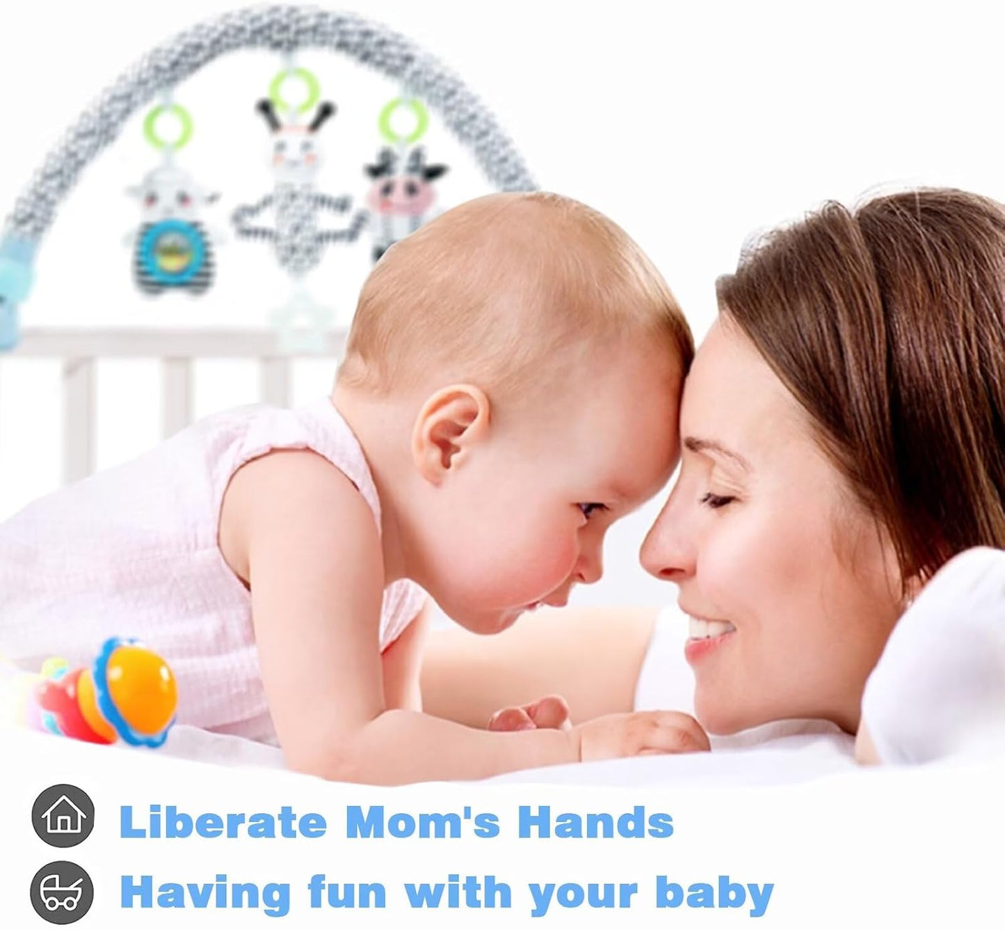 Pau1Hami1ton Baby Stroller Arch Toys, Car Seat Toys,Baby Gifts.S-19(Ant)