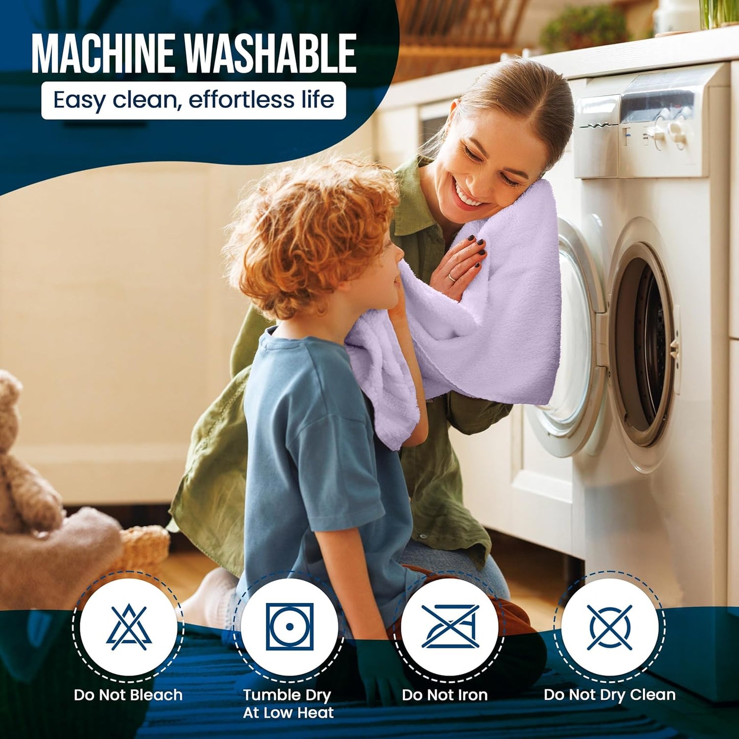 Utopia Bedding Waterproof Mattress Protector Full Size, Premium Terry Mattress Cover 200 GSM, Breathable, Fitted Style with Stretchable Pockets (Lavender)