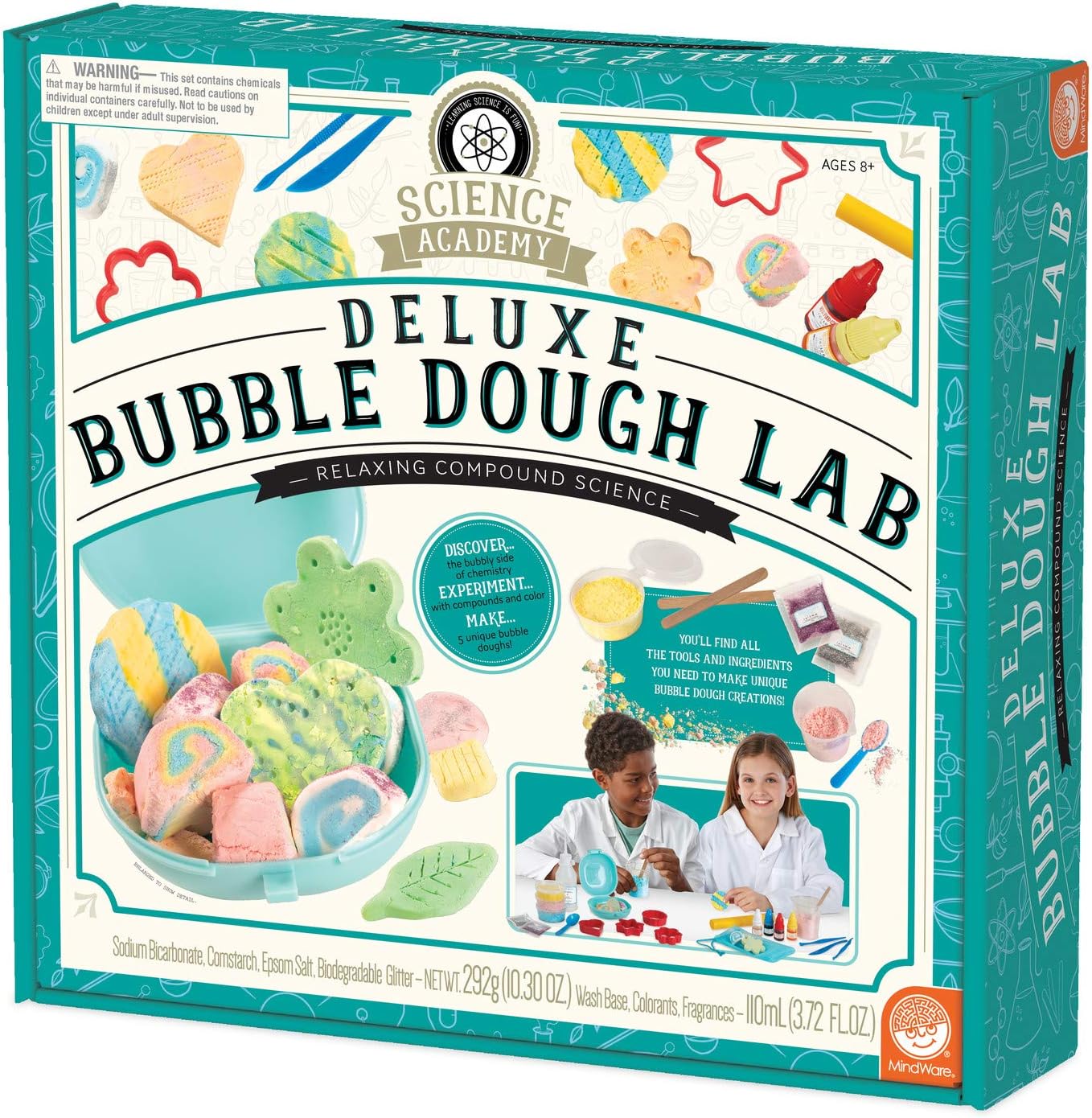 Science Academy: Deluxe Bubble Dough Lab | Multicolored Box | Pack of 1