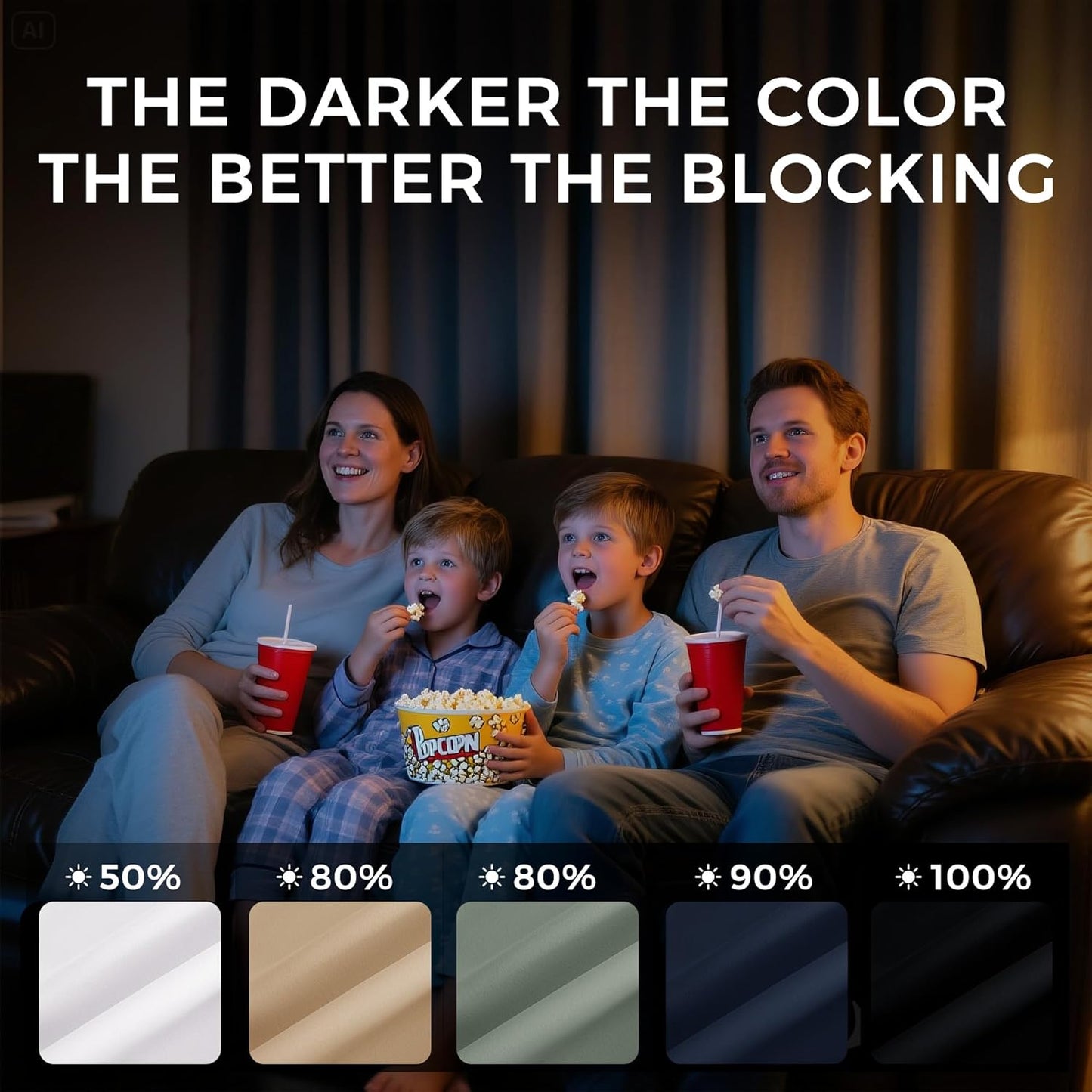 NICETOWN Beige Room Darkening Curtains 63 Inches Long 2 Panels for Living Room, Bedroom, Nursery Summer Thermal Insulated Blackout Drapes Grommet Noise Reducing Window Curtains, W40