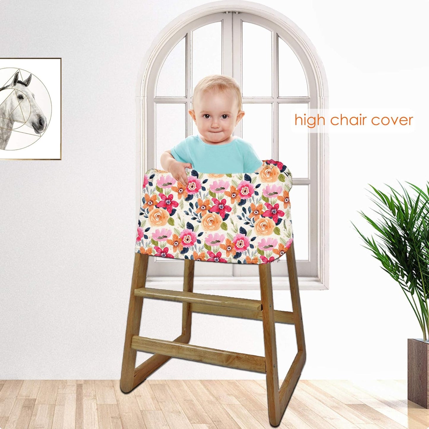 Multi-use Carseat Canopy Cover - Breathable Breastfeeding Covers, Car Seat Covers for Babies, Stroller Canopy Cover (Mix Floral)