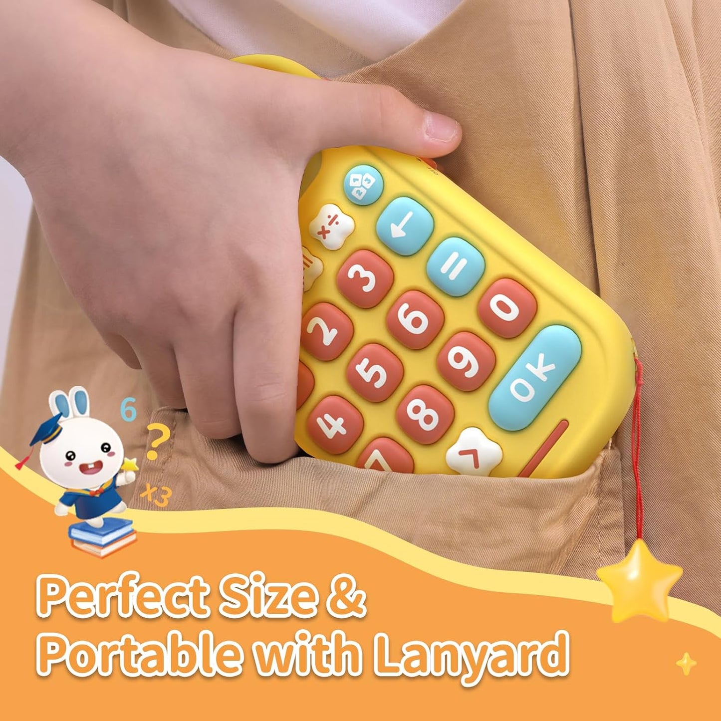 alilo Math Games for Kids Ages 5-12, Portable Math Toys for Practicing Addition, Subtraction, Multiplication and Division, Fun Educational Toy with 5 Modes, 19 Math Games, and 50K Math Questions