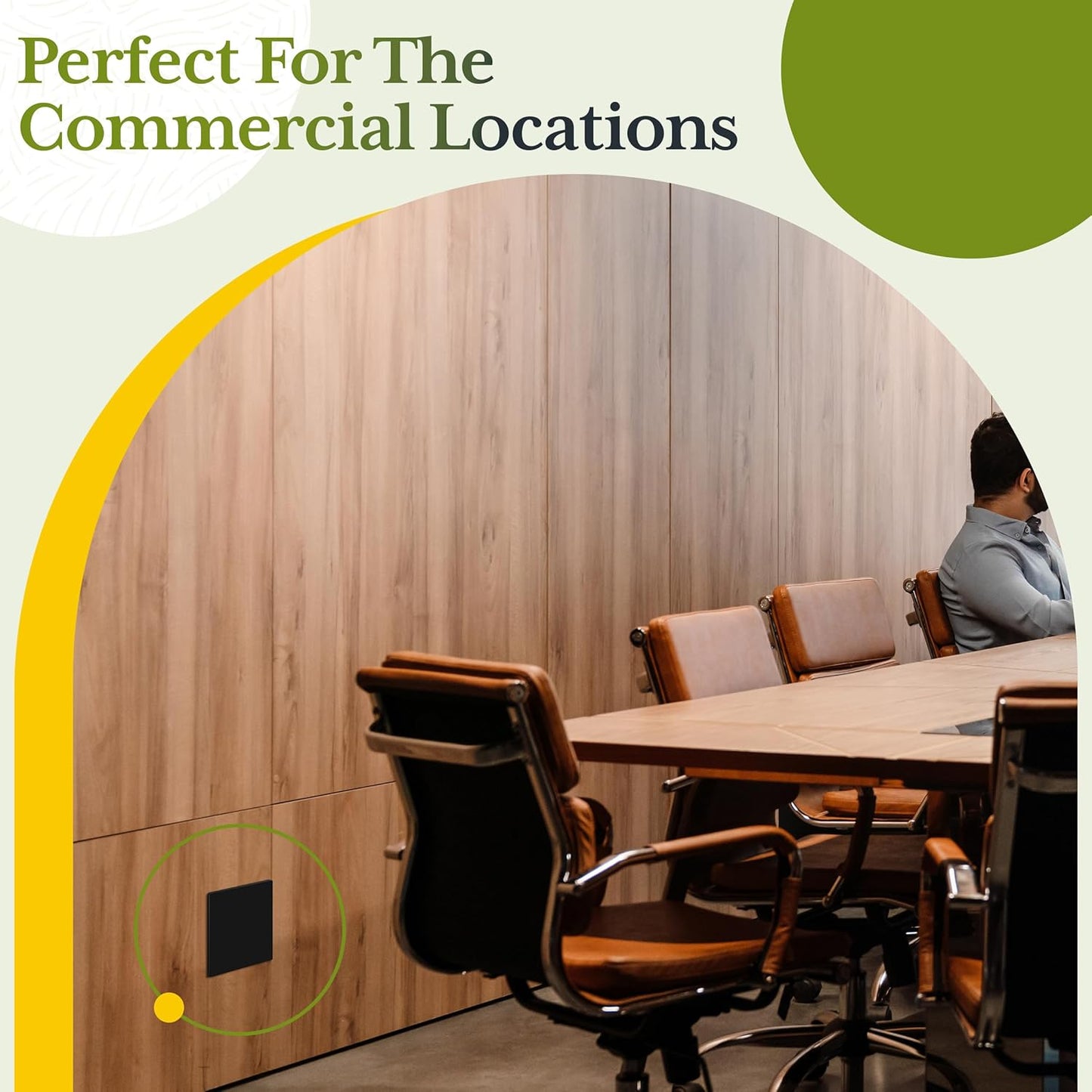 TG Screwless Double Blank Wall Plate, Child Safe Blank Device Outlet Cover, Mid-Size 2-Gang 4.88" H x 4.92" L, Polycarbonate Thermoplastic, UL Listed, SP-MB2-BK, Black (1 Pack)