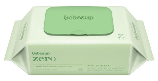 BEBESUP- Korea’s #1 Zero Harsh Chemicals Baby Wipes- Water Based Hypoallergenic Unscented Extra-Thick Organic baby wipes for sensitive skin Zero skin irritants Flip-Top 640 Count (80 Count 1 Pack)