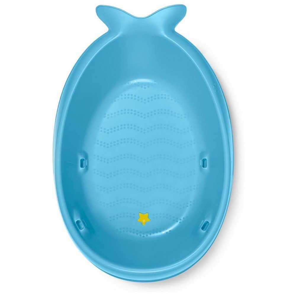 Skip Hop Infant Bath Tub 3-Stage Grow With Baby Smart Sling MOBY Bathtub Blue Age 0+