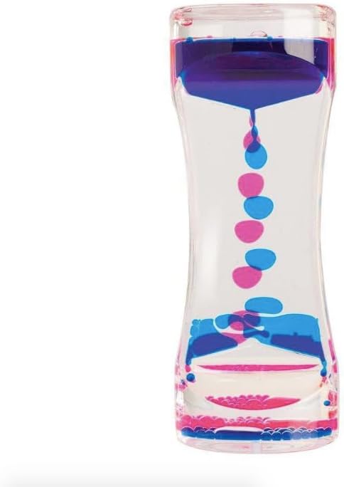 Liquid Motion Bubbler for Sensory Play, Fidget Toy, Children Activity, Desk Top Accessory (Color May Vary, 1 Bubbler)