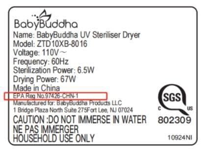 BabyBuddha 3 in 1 Sterilizer and Dryer for Baby Bottles and Accessories, Cleans Milk Residue Without Steam or Water, Fast Drying, Baby Bottle Sanitizer, Breast Pump Parts Cleaner, Countertop Design