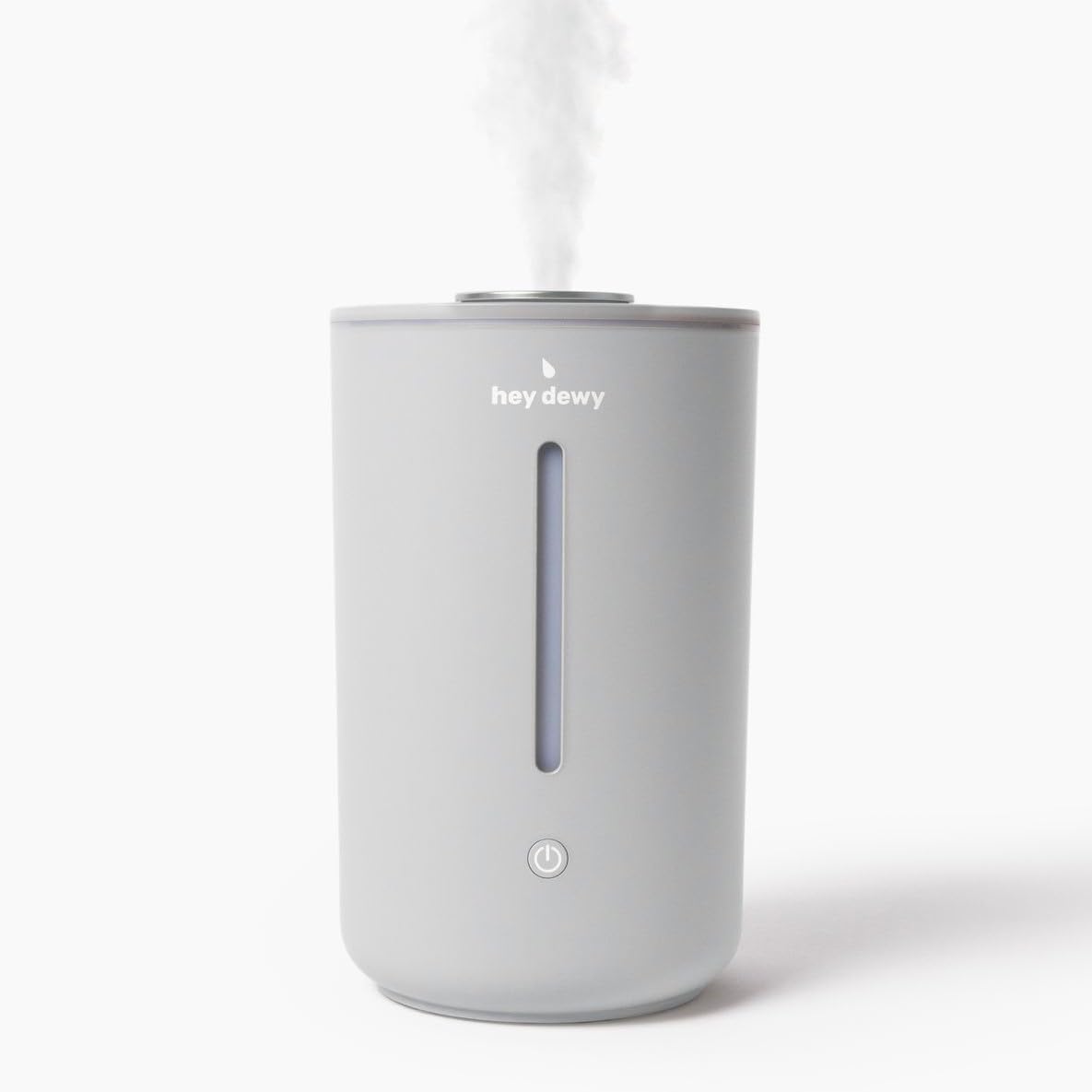 Hey Dewy Wellness Humidifier - for home, office, bathroom spa, or bedroom, with cool utrasonic mist hydration (Slate)