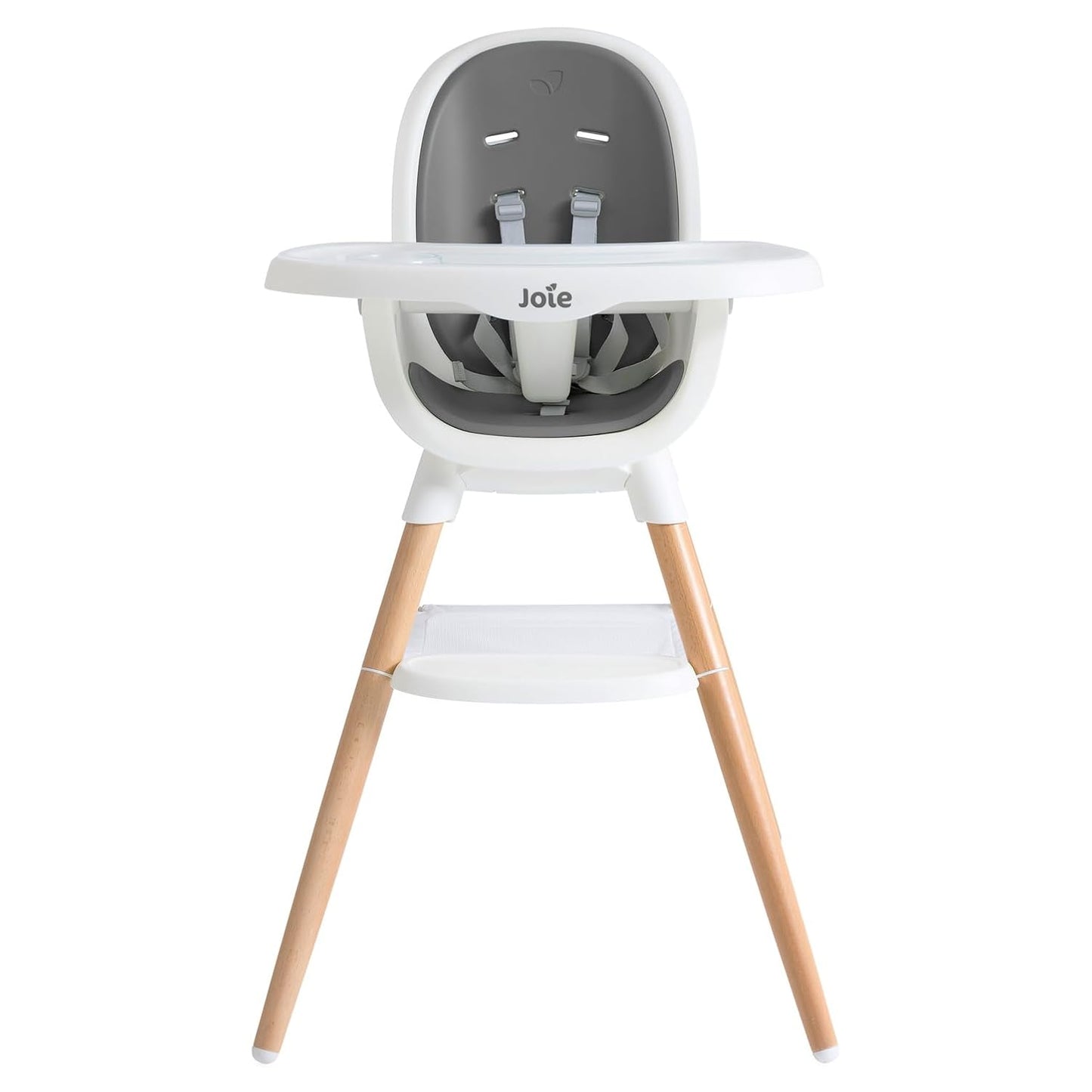 Joie Chai Multi-Mode Highchair - European Beech Wood, Convertible, 9+ Modes, Birth up to 60 lb. (Shadow)