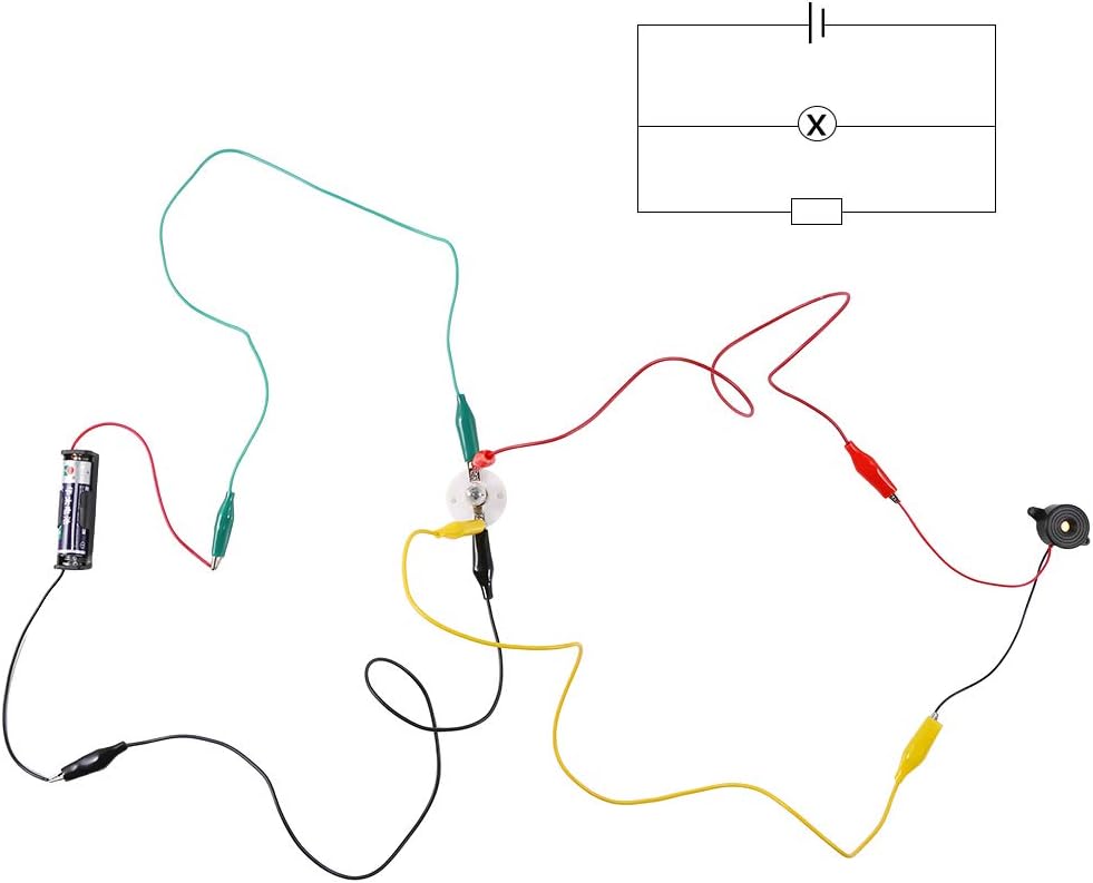 Sntieecr Electric Circuit Motor Kit, Science Experiment Educational Montessori Learning Kits Set for Kids DIY STEM Engineering Project, for Kids