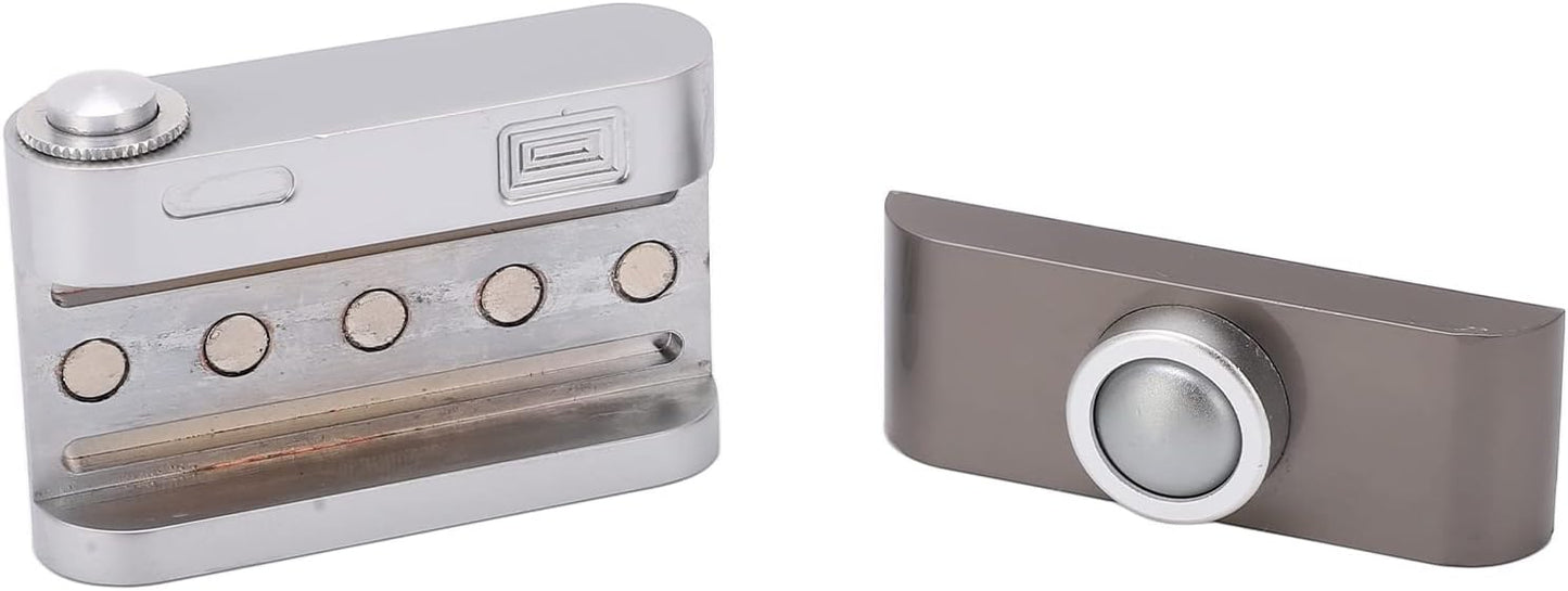 Estink Camera Shaped Metal ADHD Push Slider Toy, Metal Push Card Fidget Slider, Camera Shaped ADHD Push Slider Toy Office Desk Toys Gifts for Adults Kids Students Teens