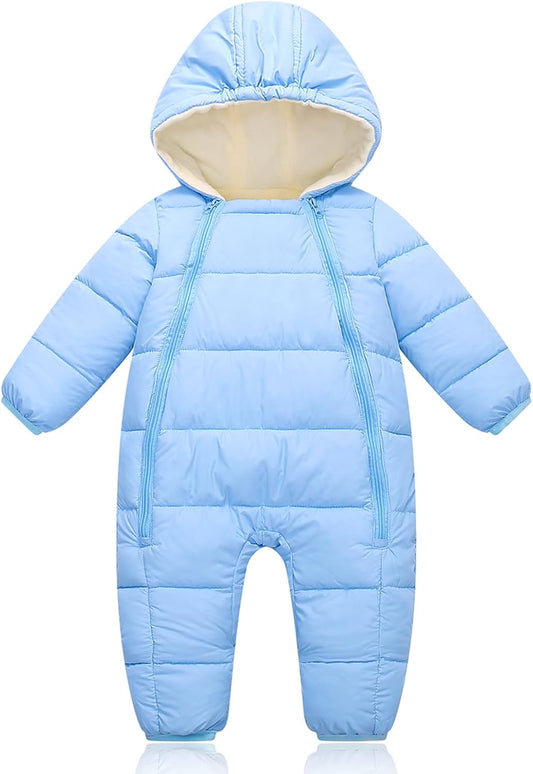 Toddler Snow Suit Baby Snowsuit Infant Boy Winter Coat Girl Puffer Clohtes 0-2T