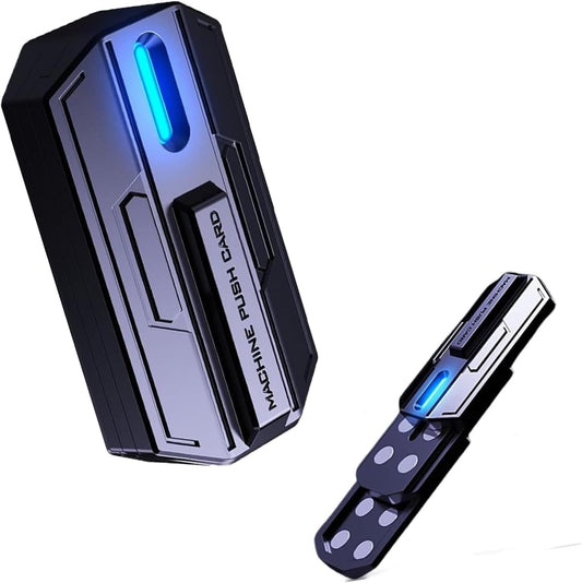 Fidget Toys Adults Metal Fidget Slider Metal Fidget Toys EDC Metal Fidget Slider Toys Adult Fidget Toys for Adults Desk Toys for Office for Adults(Fidget Toys Metal-Blue)