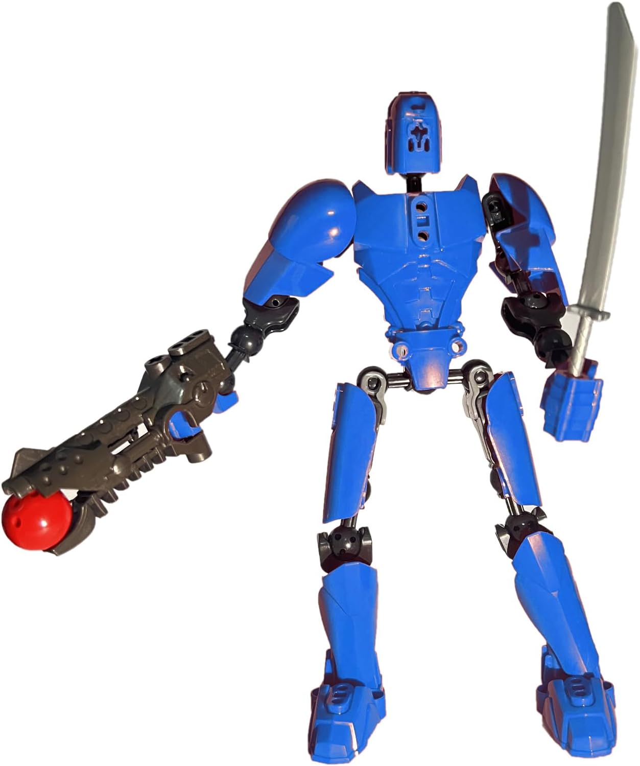 Titan 13 Action Figure, T13 Action Figures 3D Printed Multi-Jointed Movable, Nova 13 Action Figure Lucky 13 Action Figure Dummy 13 Action Figure, Game Gifts Valentines Gifts (New Blue)