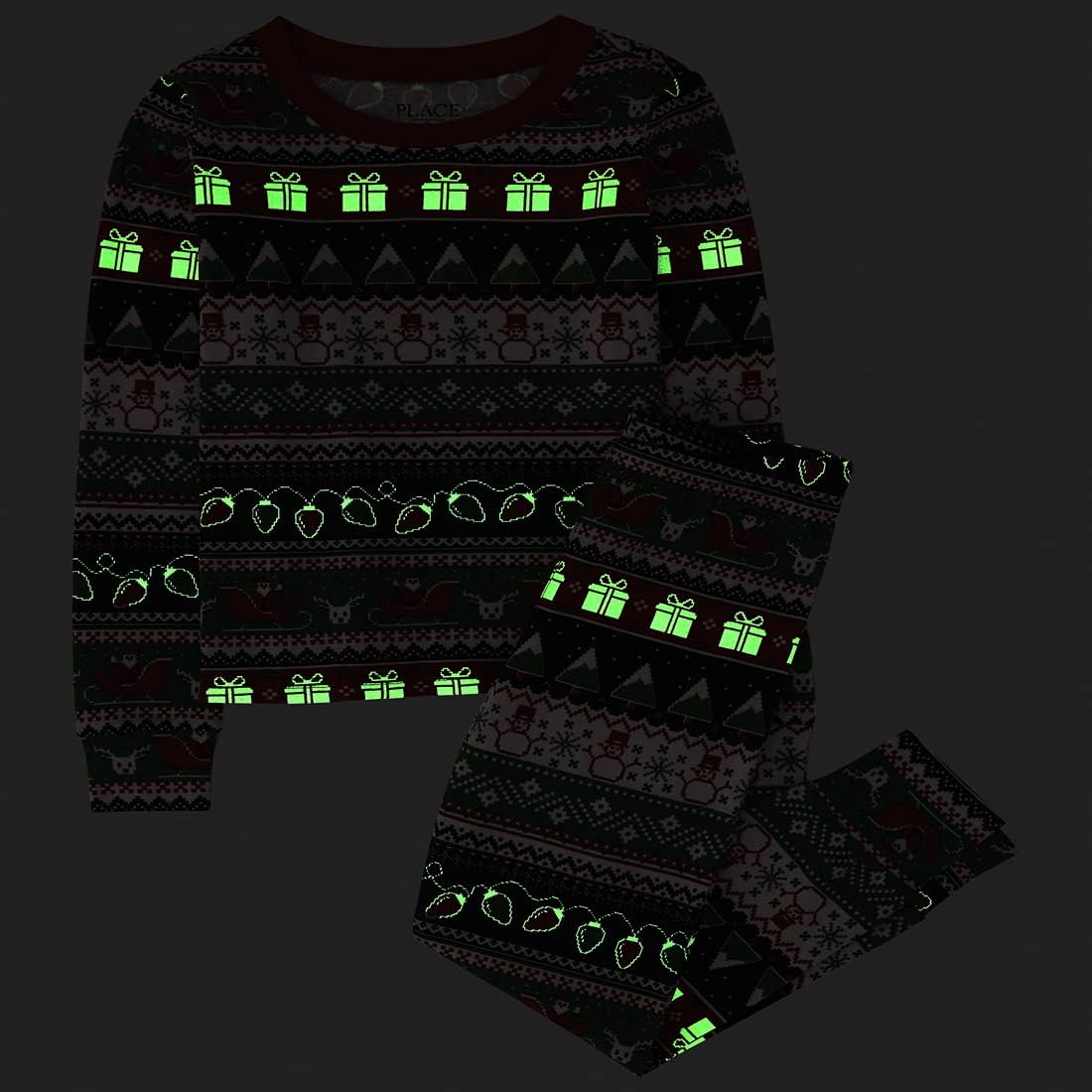 The Children’s Place Family Matching, Christmas and Holiday Pajama Sets, Cotton