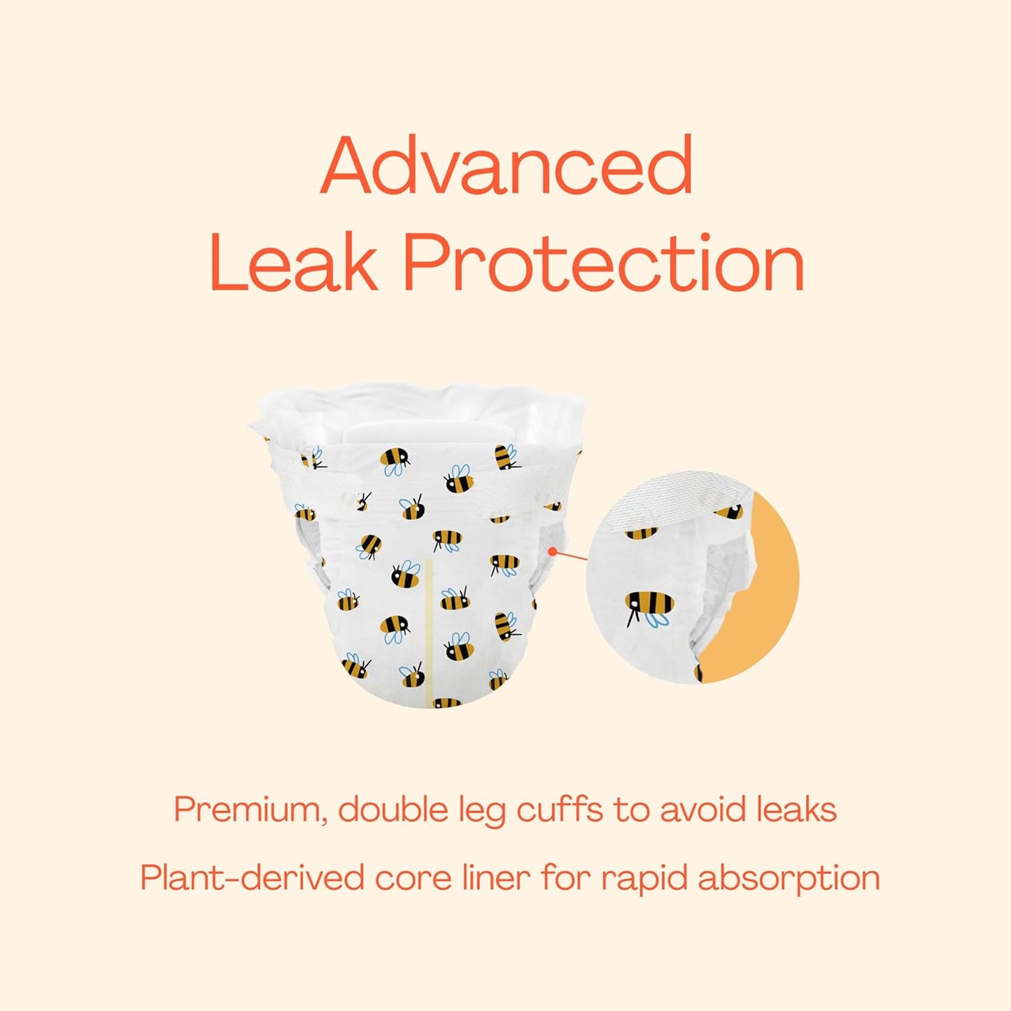 Hello Bello Premium Diapers Size 6 (35+ lbs) Daring Doodlers Designs, 17ct Jumbo Pack