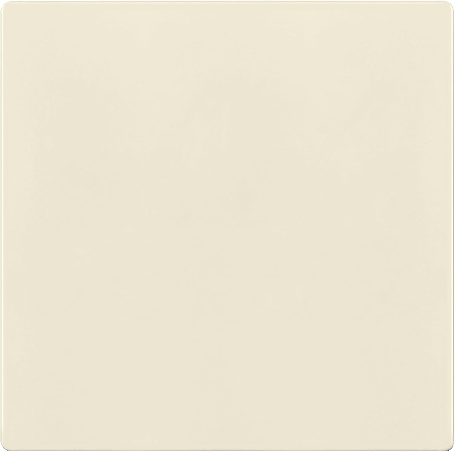 TG Screwless Double Blank Wall Plate, Child Safe Blank Device Outlet Cover, Mid-Size 2-Gang 4.88" H x 4.92" L, Polycarbonate Thermoplastic, UL Listed, SP-MB2-LA, Light Almond (1 Pack)