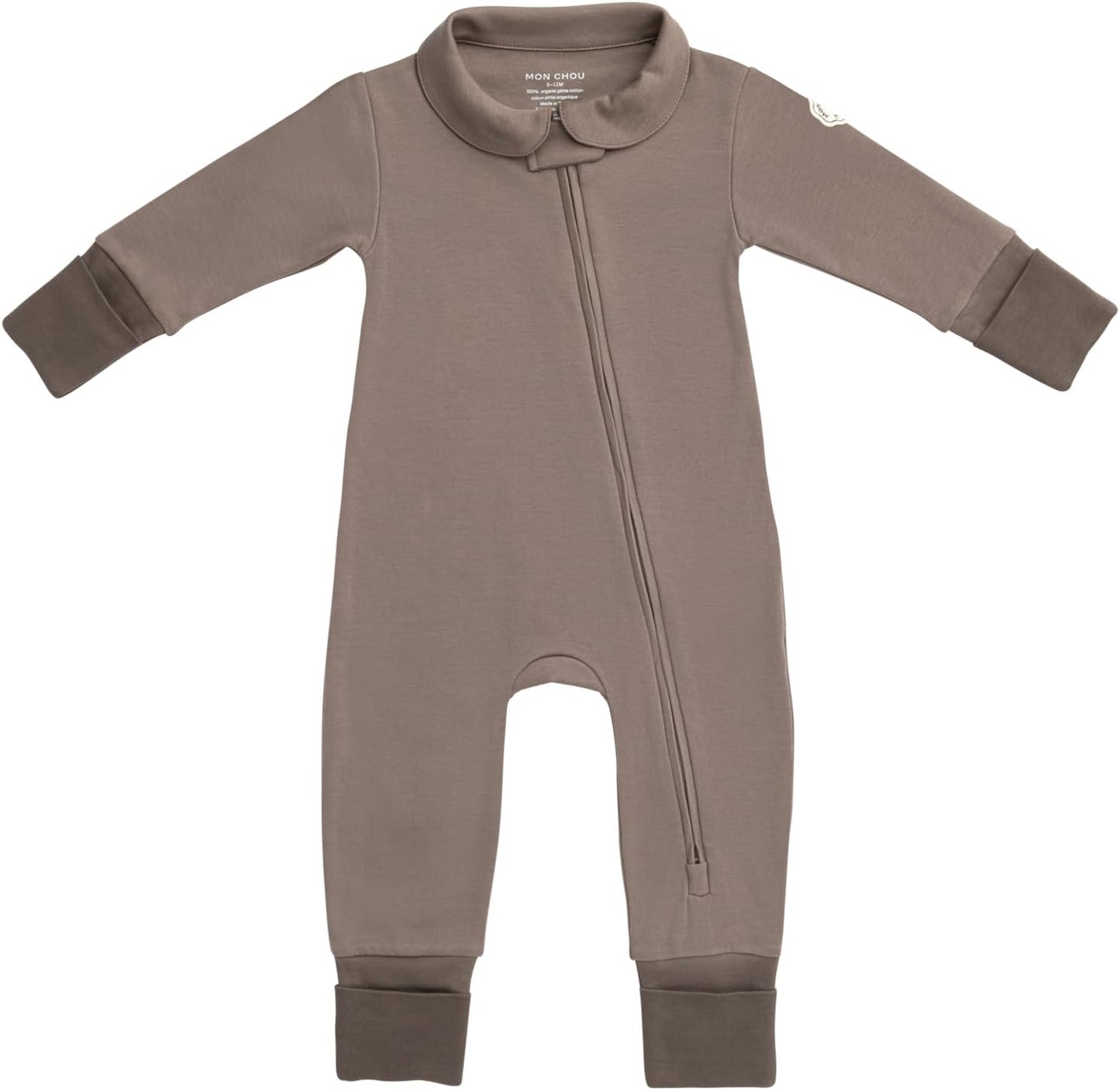 MON CHOU Convertible Footie Pajamas - Soft Organic Cotton Baby Pajamas - 100% Pima Cotton PJ’s & Luxury Newborn Sleepers