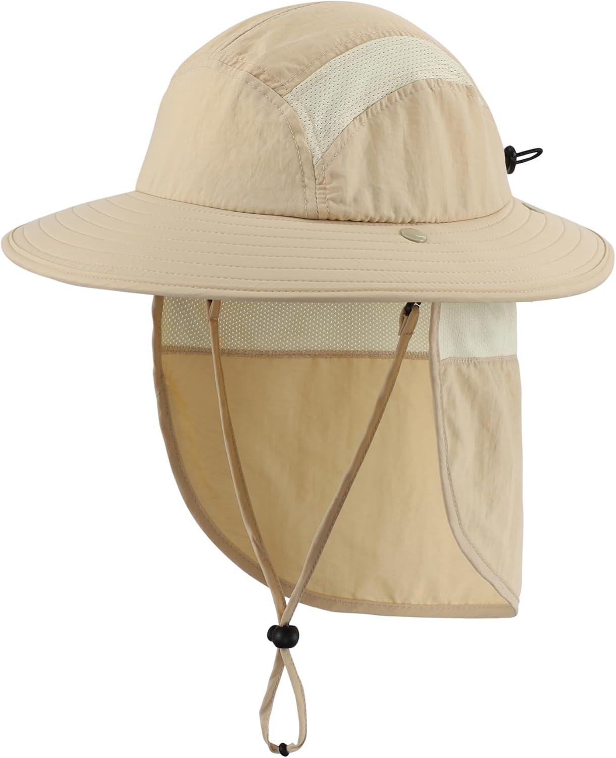Home Prefer UPF 50+ Boys Sun Hat with Neck Flap Wide Brim Summer Beach Bucket Hat for Boys Girls Toddler Kids Safari Hat