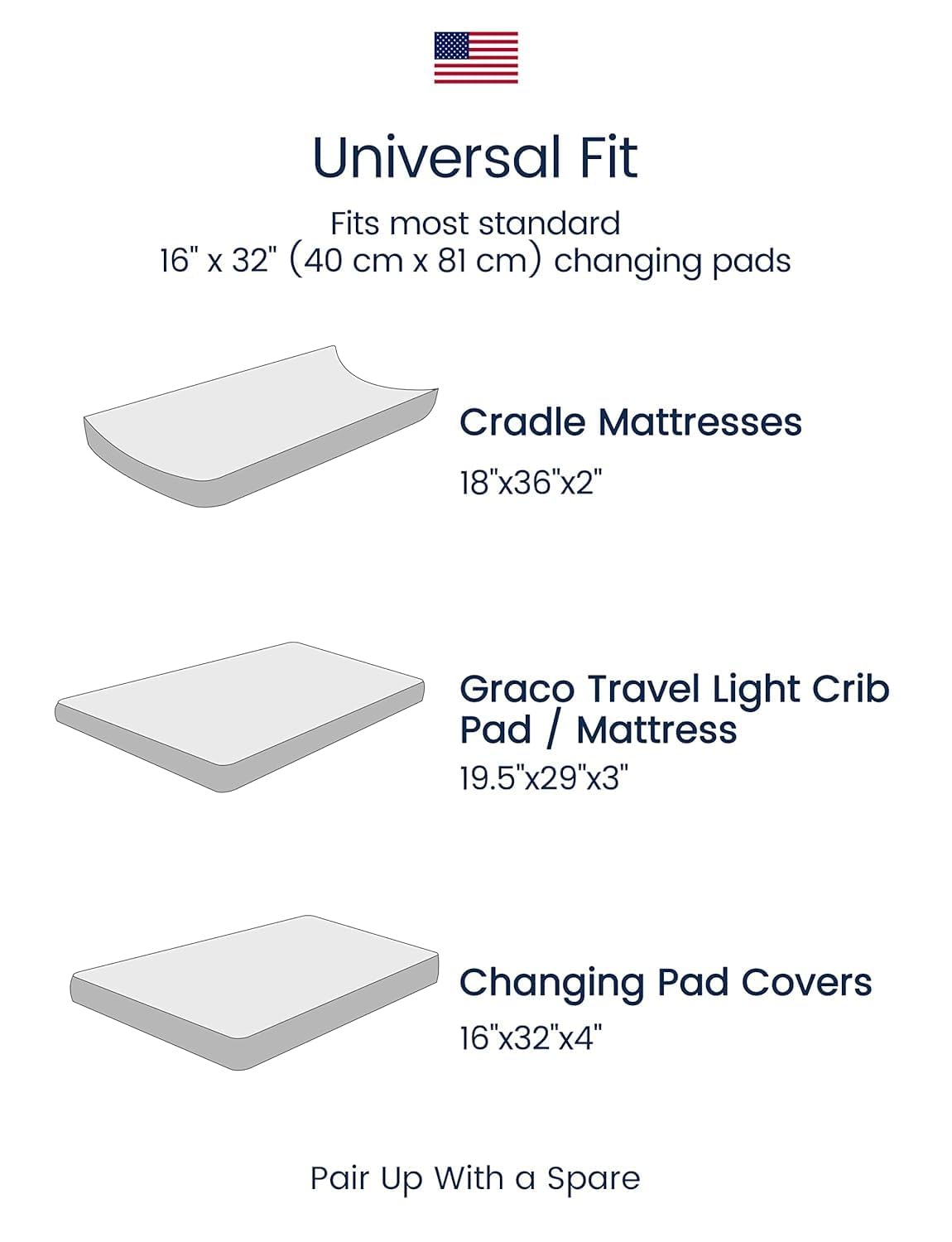 TotAha Premium Stretchy Changing Pad Cover, Buttery Soft Diaper Changing Pad Covers for Girls Boys, Super Stretchy Jersey Knit Changing Table Covers2-Pack, Purple Butterfly