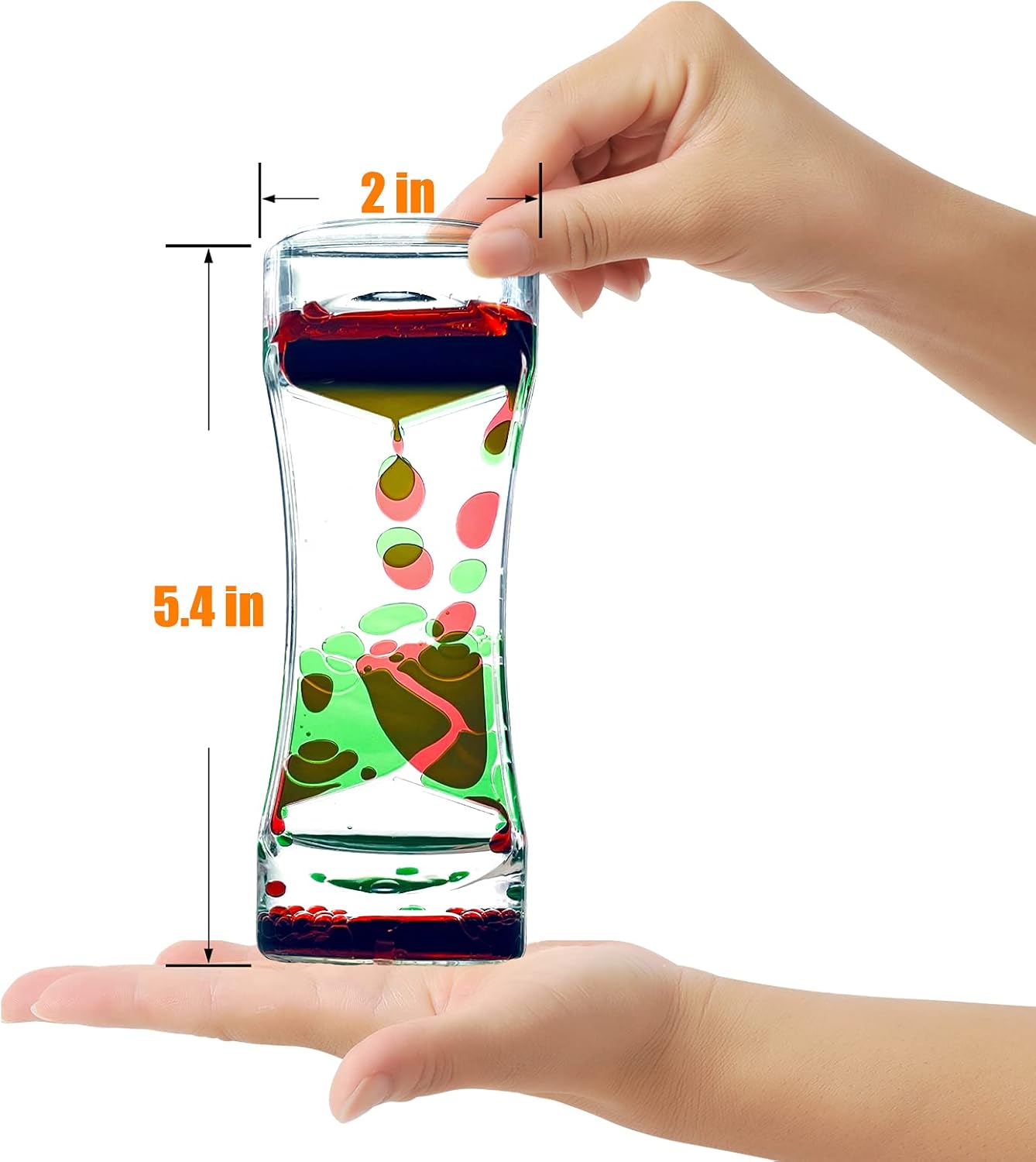 Liquid Motion Bubbler Timer Desktop Toy, 10 Pack Mix Bubblers Timer for Sensory Play Toys for Activity, Relaxing, Anxiety, Autism, ADHD Office Home