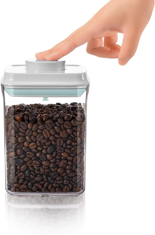 BopTop (1pc - 1500ml) Airtight Food Storage Container – Mechanical Silicone Seal Canister - BPA-Free - 1.5Qt