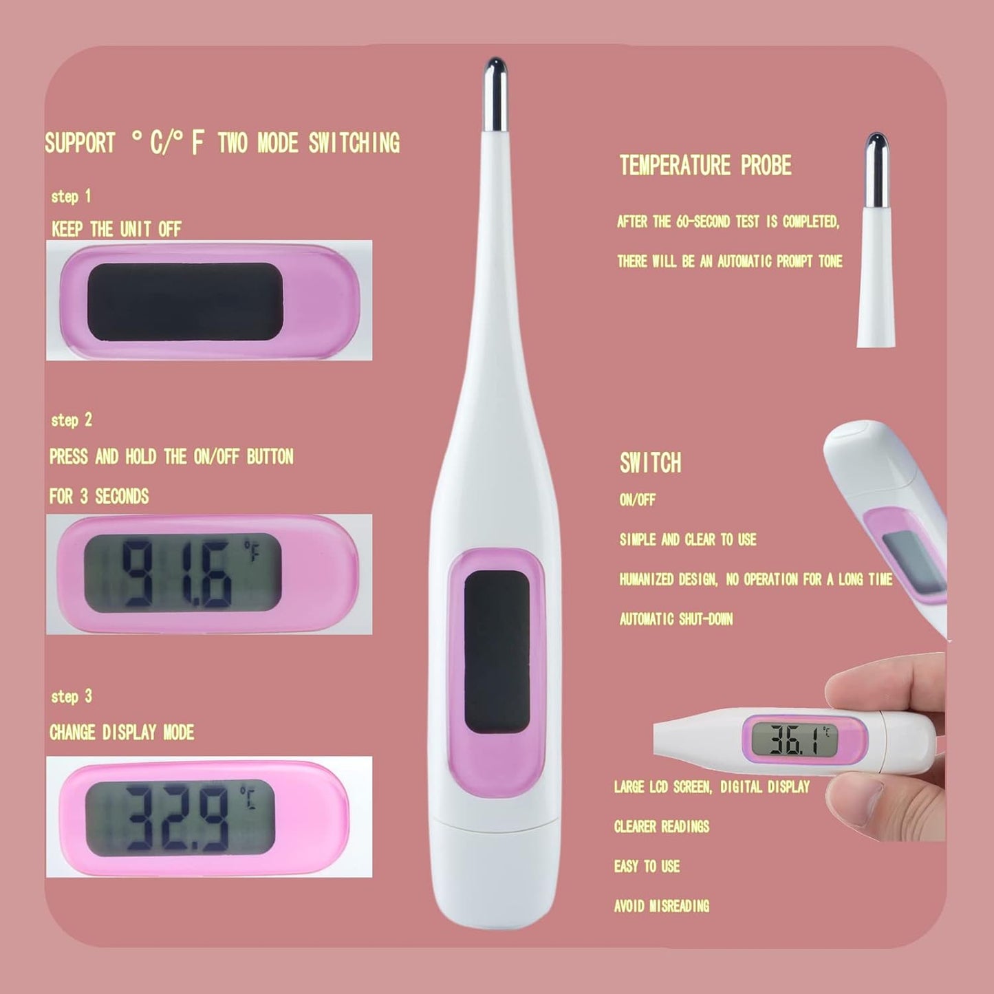 Baby Grooming Kit, Baby Essentials for Newborns, Portable Baby Care Kit, Contains Baby Nail Clippers, Baby Comb, Baby Brush, Baby Ear Wax Removal Tool and More (10 in 1) (Pink)