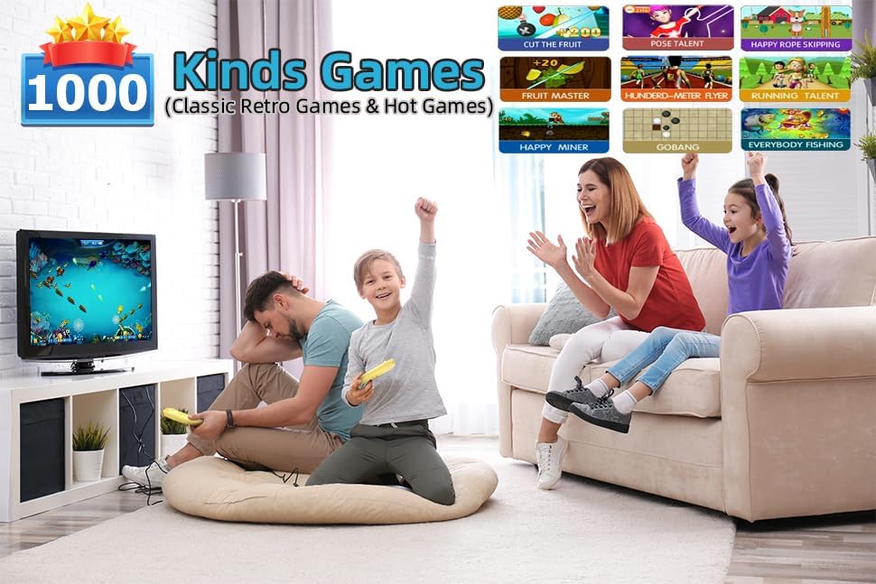 HDMI Musical Electronic Dance mat with a Camera, a 64G Large Memory Card, Including 1000 Games,650 Songs,81 Music Videos,for Single/Double Users, a Luxurious Gift for Boys and Girls