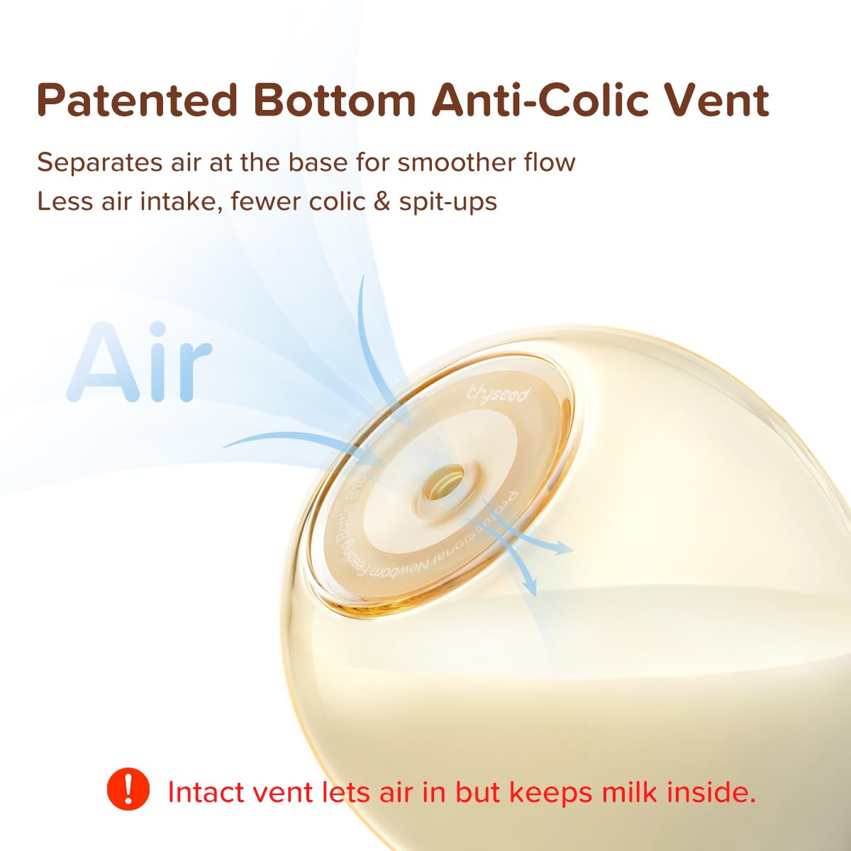 PPSU Natural Anti-Colic Baby Bottles | Newborn Breast Like Nursing Bottle for Breastfed Babies with Nipple(2-3 Months),5oz,1pack