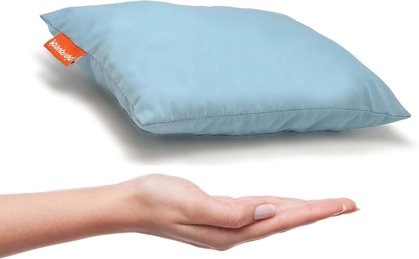 Microfiber Pipsqueak Pillow - Small, Mini - 11 x 7 in - Tiny Pillow for Travel, Cars, Airplanes, Camping, Dogs, Toddlers, Kids, Lumbar, Knees and Neck - Ages 2 Yrs and Up