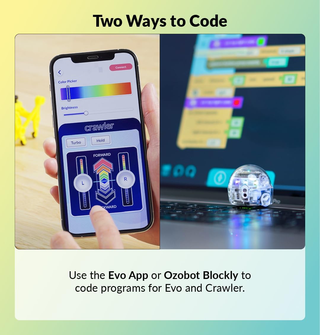 Crawler for Evo Robot - Interactive Programming Accessory, Enhances STEM Education, Develops Critical Thinking, Ideal for Kids Ages 8-13, Surprise Colors, 6 Kits, Evo Required Not Included