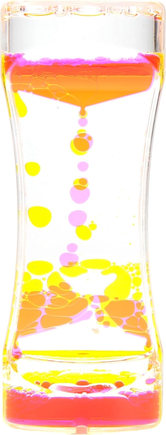 PowerTRC Liquid Motion Bubbler Sensory Toy, Relaxing and Calming for Anxiety, Autism & ADHD Fun Bubbler Timer Fidget Toy Gift for Kids and Adults Decorate Desktops, Home, Room, Or Classrooms