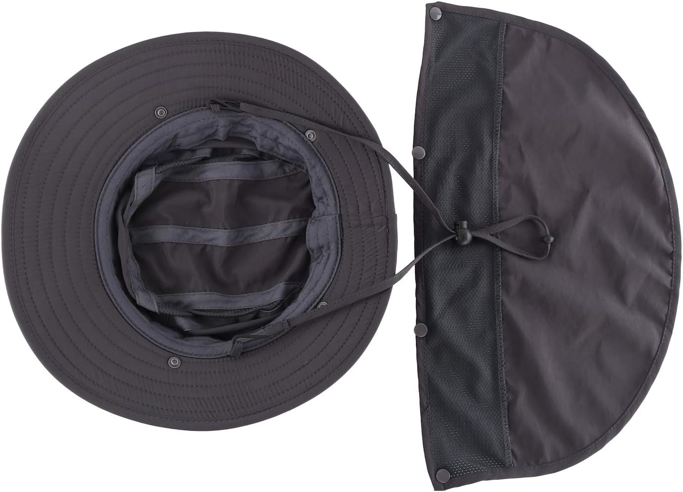 Home Prefer UPF 50+ Boys Sun Hat with Neck Flap Wide Brim Summer Beach Bucket Hat for Boys Girls Toddler Kids Safari Hat