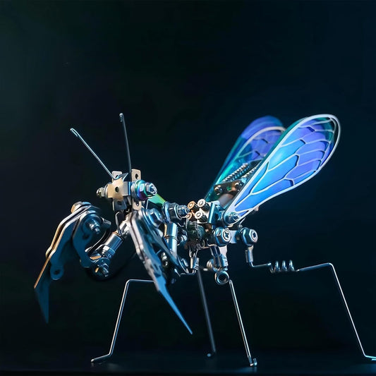 Adult 3D Metal Puzzle, Punk Mantis Metal Model Set，3D Puzzle Mechanical Insect Building Blocks, Fun DIY Assembly, high-end Men's Gifts.