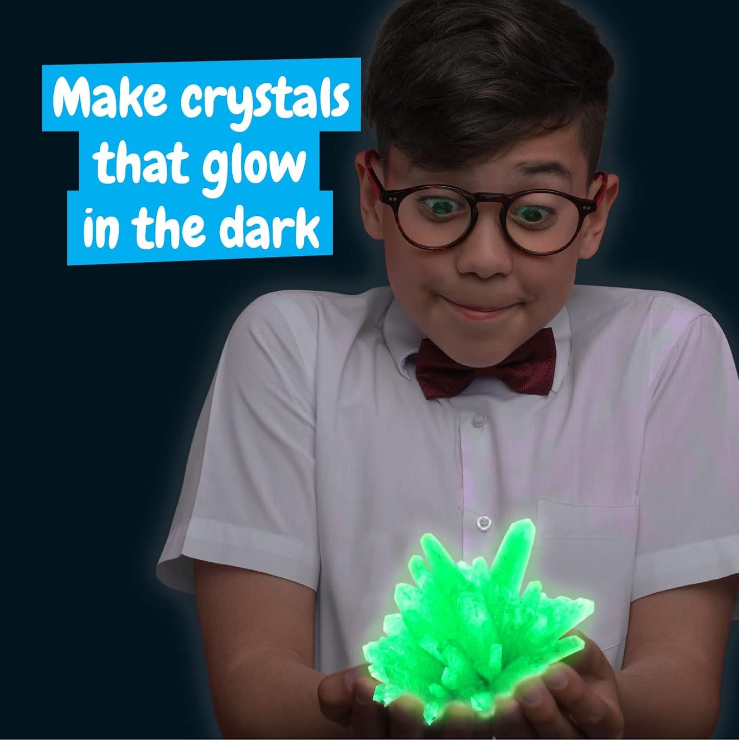 Science4you - Crystal Growing Kit for Kids Age 8+ - Chemistry Set with 10 Science Experiments for Kids Including Growing Crystals and Gem Stones, Geology Gifts for Kids, Science Kits for Kids Age 8