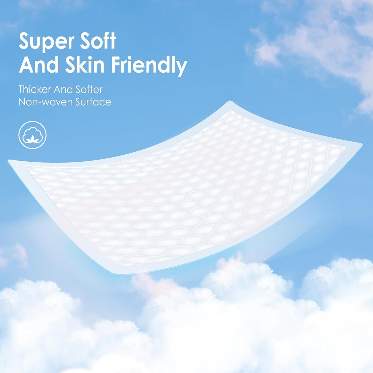 Disposable Changing Pads for Baby, 100 Pack Disposable Changing Pad Liners, Waterproof Disposable Underpads, Ultra Absorbent Super Soft Breathable Diaper Changing Mat 13 x 18 in