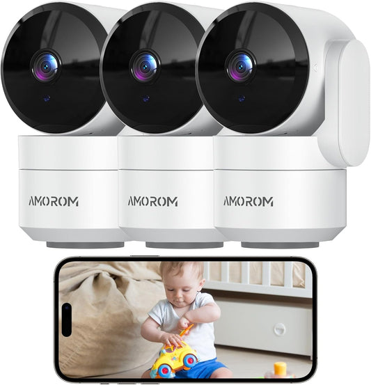 Pet Camera 360° Home Security Cameras (3 Pack)