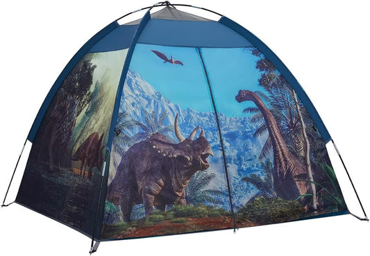 Dinosaur Kids Play Tent-61”x61”x45”Realistic Dinosaur Kids Tent Indoor & Outdoor, Pop Up Play House for Kid, Boys & Girls Age 3-12