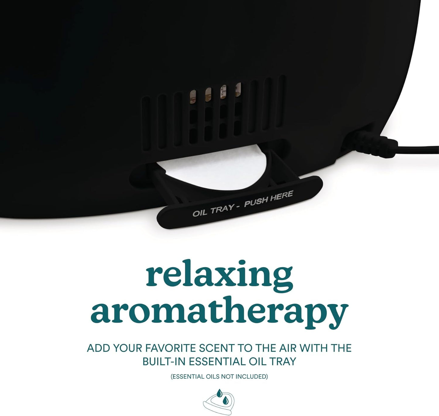 Homedics Deluxe Ultrasonic Humidifier for Large Rooms, Warm or Cool Mist, UV-C Technology, 1.5-Gallon Top Fill Tank, Smart Digital Programmable Humidistat, Home Dry Air Relief, Aromatherapy