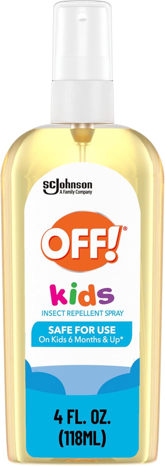 OFF! Kids Insect Repellent Spray, 100% Plant Based Oils, Safe for Use On Babies, Toddlers and Kids, 4 oz