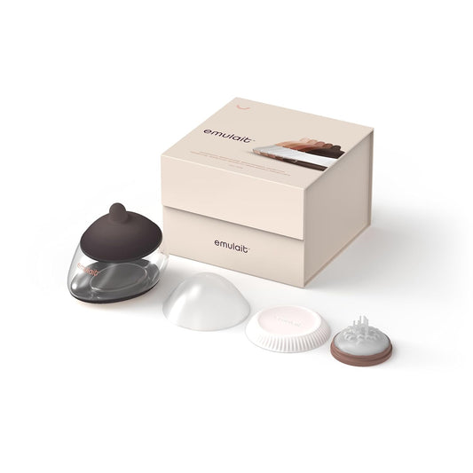 Anatomy Baby Bottle – Breast-Shaped, Natural Flow Nipple with Anti-Colic Valve – Closest to Breastfeeding for Newborns & Infants, Rich, Shape 5