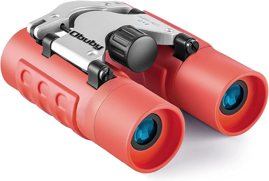Obuby Real Binoculars for Kids Gifts for 3-12 Years Boys Girls 8x21 High-Resolution Optics Compact Toy Binocular for Bird Watching,Travel, Camping