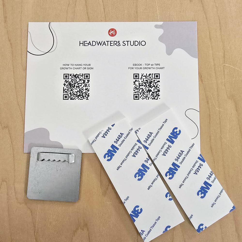 Boho Growth Chart for Wall - Height Board Growth Chart Wooden Growth Chart for Wall Kids Measuring Chart for Wall Height Chart Growth Chart for Kids (Our Growing Family, Gray)