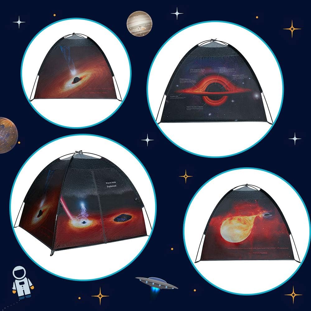 Space Tent for Kids Sensory Black Hole Pop Up Play Tent Kids Tent for Outdoor Indoor,Space Tent for Boys and Girls-47" X 47" X 43 "